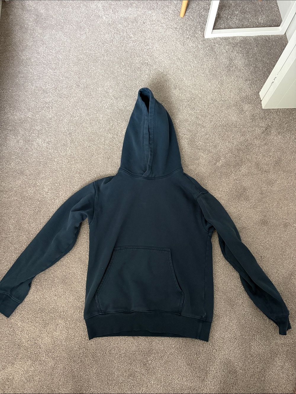 Aritzia Women's Hoodie Sweater - Navy Blue